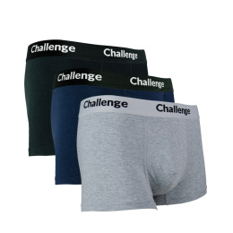 BOKSERKI MĘSKIE 3P BLACK/GREY/NAVY BLUE Rozmiar S 3szt