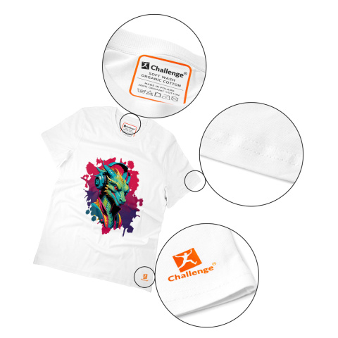 Koszulka T-shirt z krótkim rękawkiem - SMOK rozmiar M Koszulka T-shirt z krótkim rękawkiem - SMOK rozmiar M