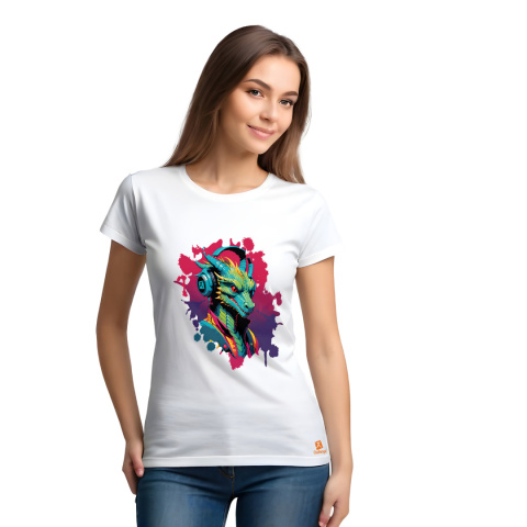 Koszulka T-shirt z krótkim rękawkiem - SMOK rozmiar M Koszulka T-shirt z krótkim rękawkiem - SMOK rozmiar M