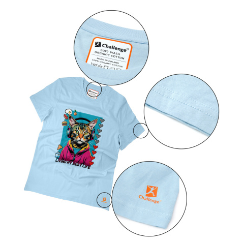 Koszulka T-shirt z krótkim rękawkiem - KOT Koszulka T-shirt z krótkim rękawkiem - KOT