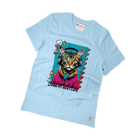 Koszulka T-shirt z krótkim rękawkiem - KOT Koszulka T-shirt z krótkim rękawkiem - KOT
