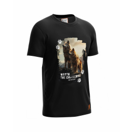 Koszulka T-shirt z krótkim rękawkiem - WILK rozmiar M