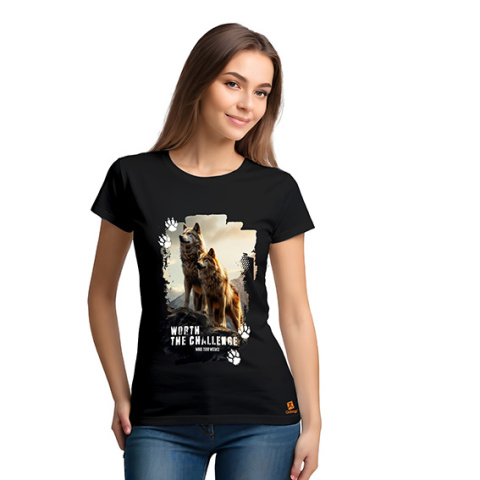 Koszulka T-shirt z krótkim rękawkiem - WILK Koszulka T-shirt z krótkim rękawkiem - WILK