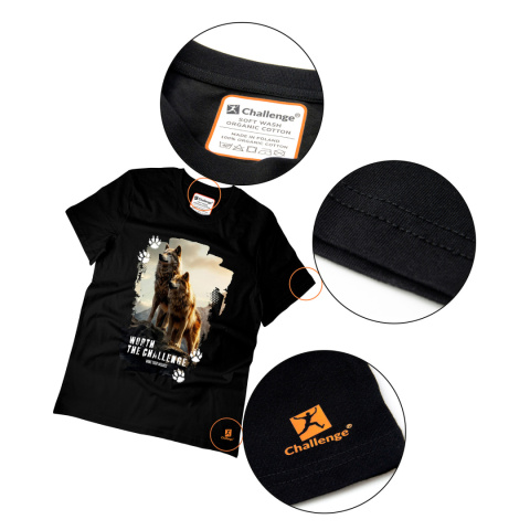 Koszulka T-shirt z krótkim rękawkiem - WILK Koszulka T-shirt z krótkim rękawkiem - WILK