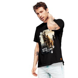 Koszulka T-shirt z krótkim rękawkiem - WILK