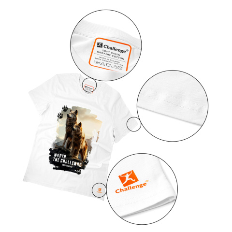 Koszulka T-shirt z krótkim rękawkiem - WILK Koszulka T-shirt z krótkim rękawkiem - WILK