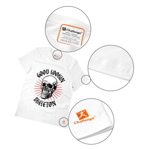 Koszulka T-shirt z krótkim rękawkiem - CZASZKA rozmiar M Koszulka T-shirt z krótkim rękawkiem - CZASZKA rozmiar M