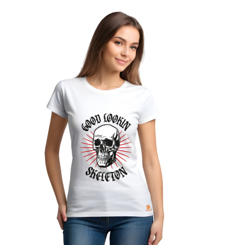 Koszulka T-shirt z krótkim rękawkiem - CZASZKA rozmiar M Koszulka T-shirt z krótkim rękawkiem - CZASZKA rozmiar M