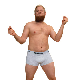 BOKSERKI MĘSKIE 3P GREY Rozmiar S 3szt