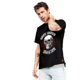 Koszulka T-shirt z krótkim rękawkiem - CZASZKA