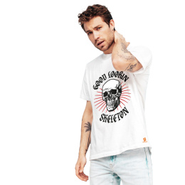 Koszulka T-shirt z krótkim rękawkiem - CZASZKA