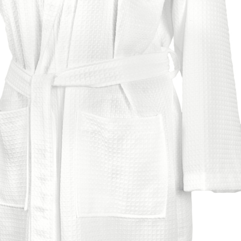 Szlafrok biały waflowy kimono wafel S unisex Szlafrok biały waflowy kimono wafel S unisex