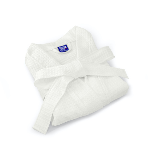 Szlafrok biały waflowy kimono wafel S unisex Szlafrok biały waflowy kimono wafel S unisex