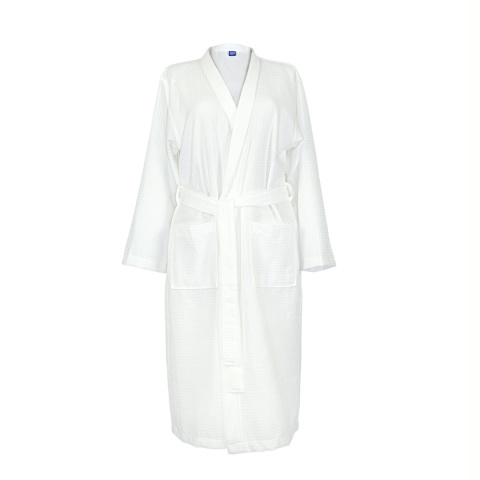 Szlafrok biały waflowy kimono wafel S unisex Szlafrok biały waflowy kimono wafel S unisex
