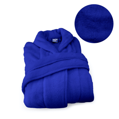 Szlafrok niebieski coral fleece ciepły XL unisex Szlafrok niebieski coral fleece ciepły XL unisex