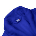 Szlafrok niebieski coral fleece ciepły XL unisex