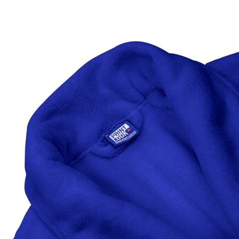 Szlafrok niebieski coral fleece ciepły XL unisex Szlafrok niebieski coral fleece ciepły XL unisex
