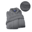 Szlafrok szary coral fleece ciepły L unisex