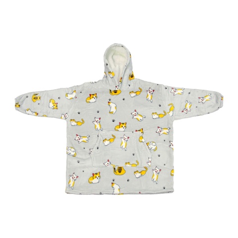 Koco bluza z kapturem Unisex Cat