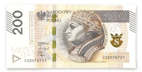 RĘCZNIK z mikrofibry 70x140 cm 200 zł banknot kasa