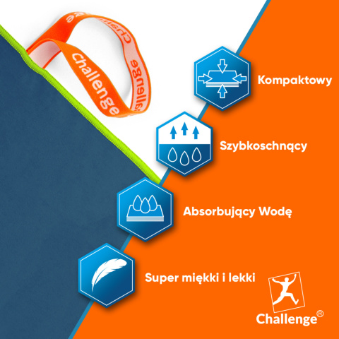 RĘCZNIK Z MIKROFIBRY 90x180 - granatowy RĘCZNIK Z MIKROFIBRY 90x180 - granatowy