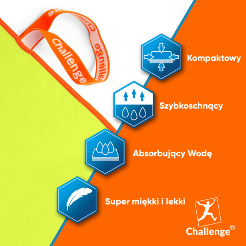 RĘCZNIK Z MIKROFIBRY 90x180 - limonka RĘCZNIK Z MIKROFIBRY 90x180 - limonka