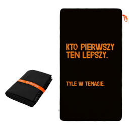 Ręcznik z mikrofibry 80x150 - TEXT