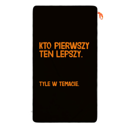 Ręcznik z mikrofibry 80x150 - TEXT