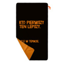 Ręcznik z mikrofibry 80x150 - TEXT