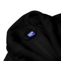 Szlafrok czarny coral fleece ciepły 2XL unisex