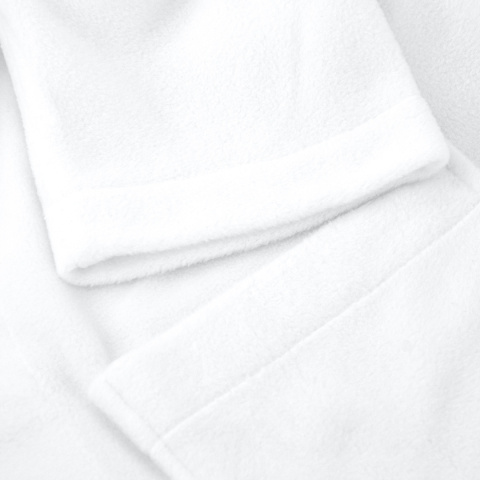 Szlafrok biały polarowy ciepły XL/XXL unisex Szlafrok biały polarowy ciepły XL/XXL unisex