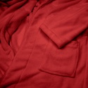 Szlafrok czerwony coral fleece ciepły XXL unisex