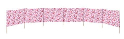 Parawan plażowy 6M (68x88 cm) Różowe koralowce